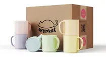 Comprar Tazas Para Sublimar Workat Polimero Apilable Ergonomica X12u