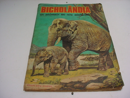 Album De Figurinhas Bicholandia 1968 Incompleto