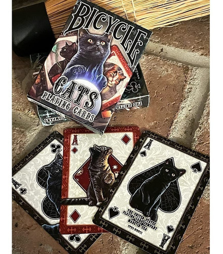 Naipe Baraja Bicycle Cats Gatos Lisa Parker Premium Cards