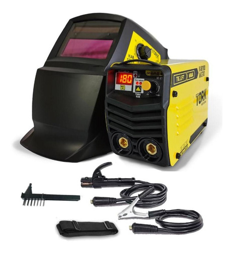 Maquina Solda Inversora 180a 220v Aut Kab180 Tork + Mascara