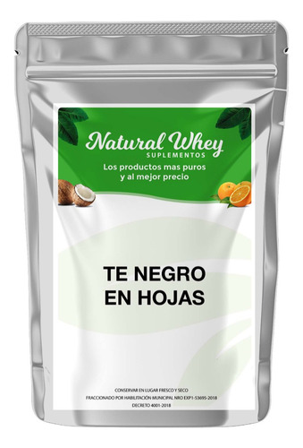 Té Negro En Polvo Puro 1 Kg