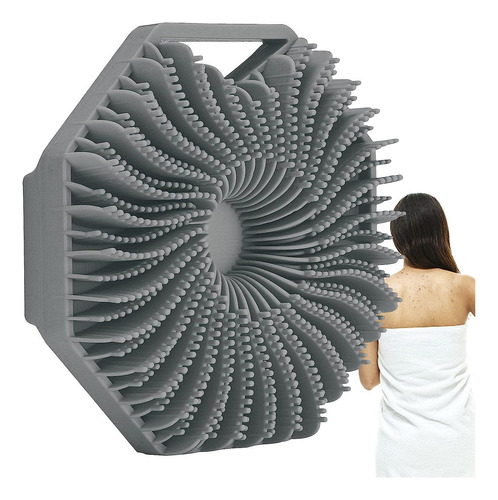 Depurador Baño Silicona Cepillo Manual Limpieza Corporal Con
