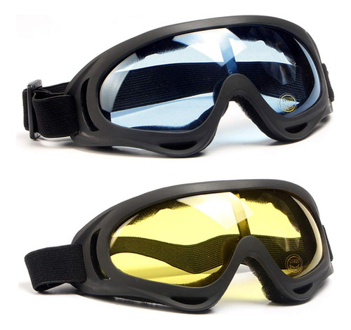 Sposune Gafas De Motocicleta Airsoft, Proteccion Uv400, Gafa