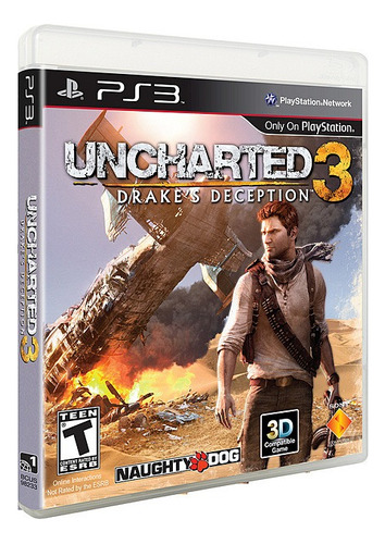 Uncharted 3 Ps3 En Caja Tomo Usados!