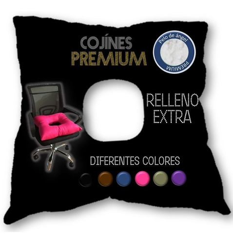 Cojin Asiento Tipo Dona Silla Ruedas