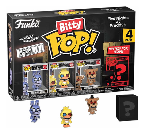 Nightmare Bonnie Chica Five Night At Freddy Funko Bitty Pop