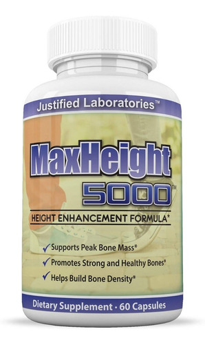 Imagen 2 de 4 de Max Height Crecimiento De Huesos Y Aumenta Estatura Natural