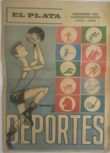 El Plata Suplemento De Deportes, 1964, 20 Páginas, Cr04b5