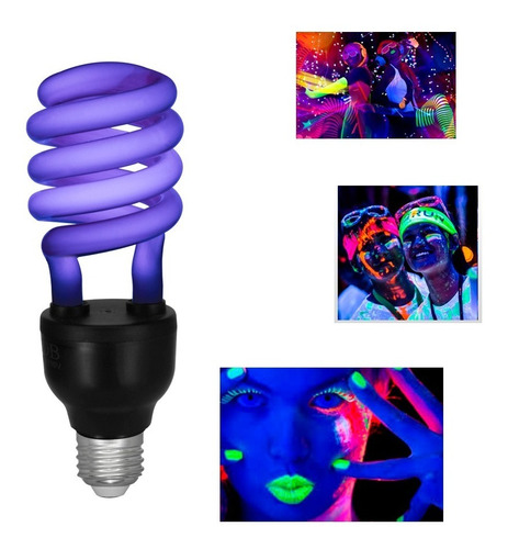 Lâmpada Fluorescente 36w - Luz Negra - Efeito Neon 110v/220v
