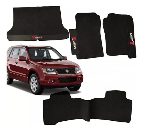 Kit Tapete Grand Vitara 1998 A 2020 + Porta Malas Borracha