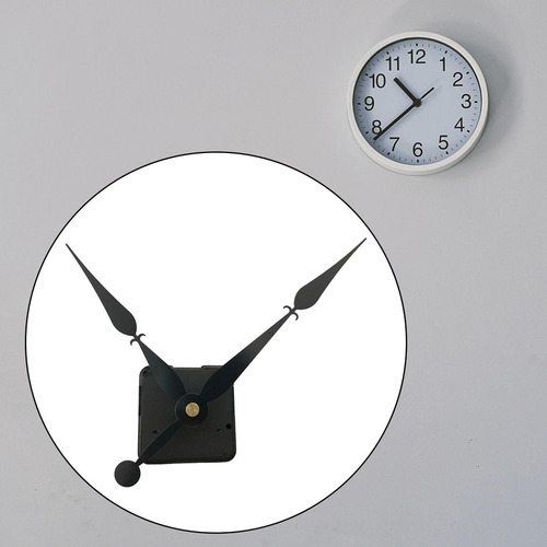 - Juego De Manecillas Y Movimientos De Reloj De Negro Y