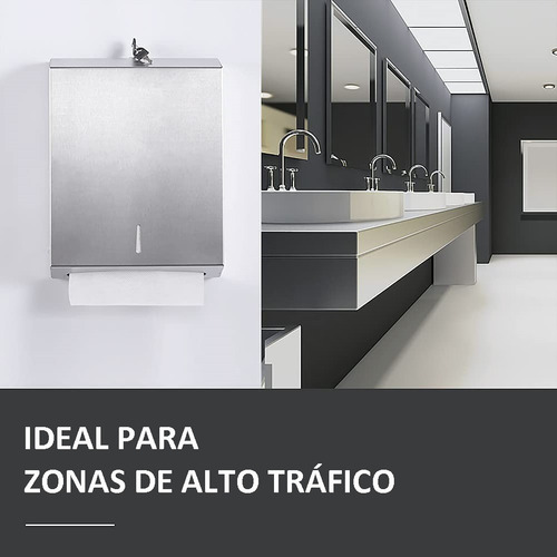 Dispensador De Toallas En Acero Inoxidable Original Pamo