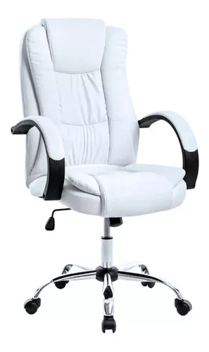 Sillon oficina ejecutivo silla Fresa Blanca