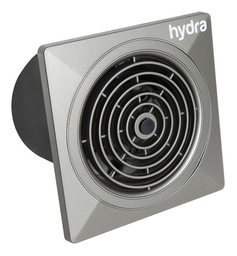 Extractor De Aire Hydra 100mm Cocina Baño Silencioso Grafito