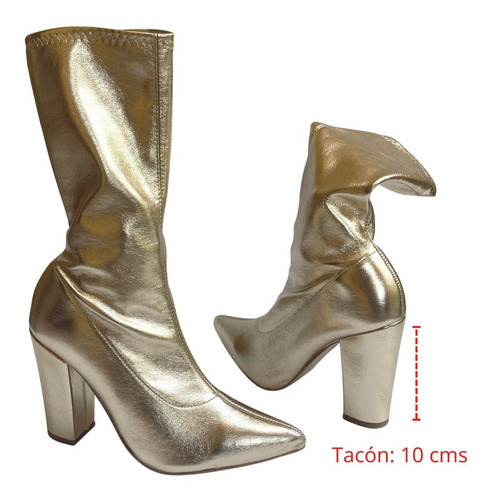 Imagen 6 de 10 de Bota Dama Stretch Puntal Felipe Rentería Moda Vestir Mujer