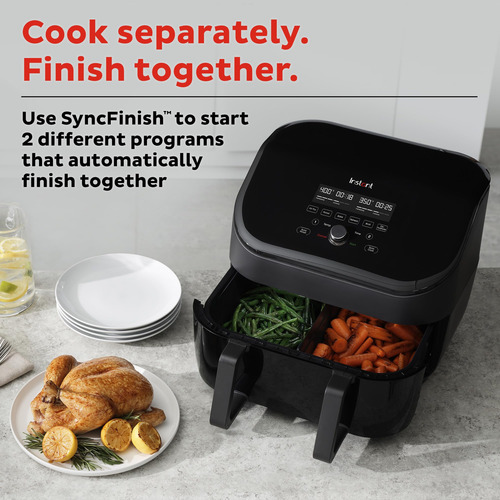 Air Fryer Instant Pot Versazone, 9 Cuartos De Galón, 8 En 1,