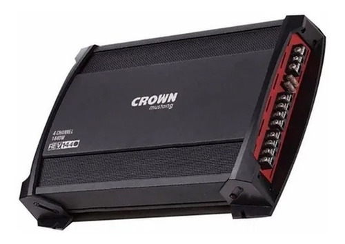 Imagen 1 de 4 de Potencia Crown Mustang Rev 1440 1400 Watts 4 Canales Driver