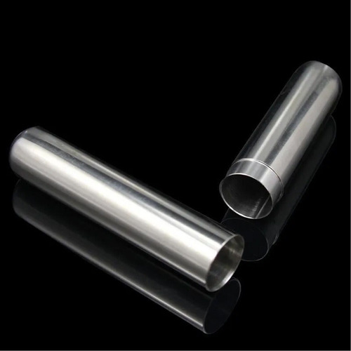 Estuche Metálico Portátil De Un Solo Tubo Para Cigarros