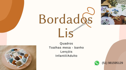 Imagem 1 de 1 de Confecção De Bordados Em Ponto Cruz