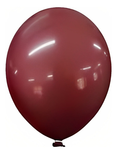 Balão Bexiga Liso Festa Decoração 5 Polegadas C/ 50 Unidades Cor Marsala