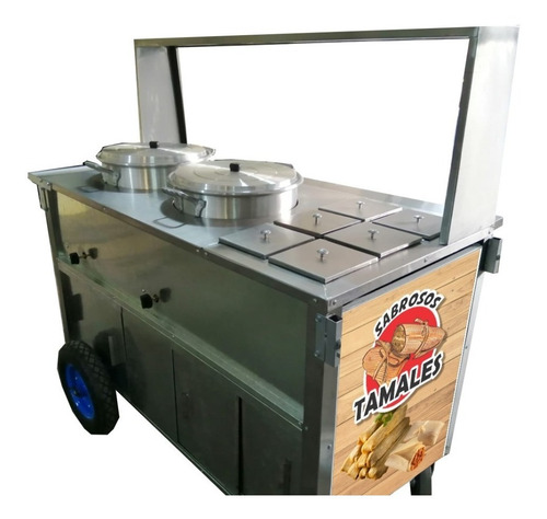 Carrito De Tamales De 1.45 Mts De Largo