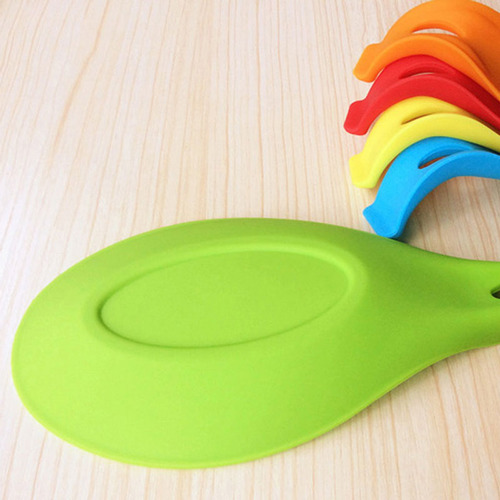 Soporte De Cuchara Antiadherente De Silicona, Resistente Al