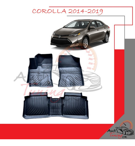 Alfombras Tipo Bandeja Toyota Corolla 2014-2019