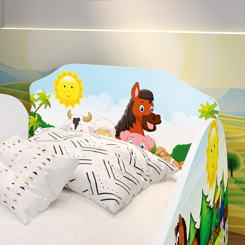 Mini Cama Infantil Fazendinha 100% Mdf- A Cama Mais Vendida