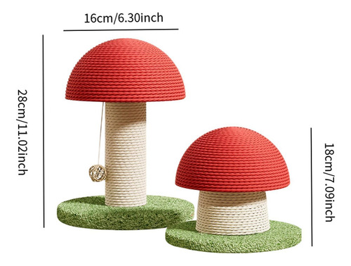 2x Cat Scratch Posts Pet Actividad Pet Juguetes Scratcher