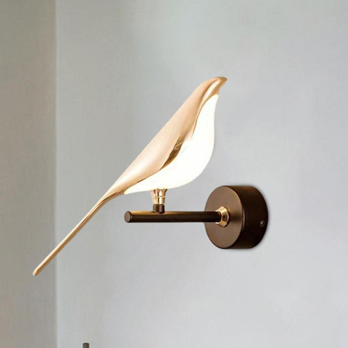 Jja Aplique De Pared Con Forma De Pájaro Una Luz Cálida De