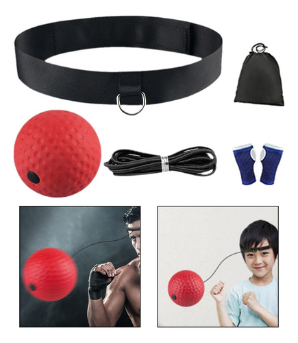 2 Pelota De Boxeo Diadema Fitness Equipo De Boxeo Agilidad