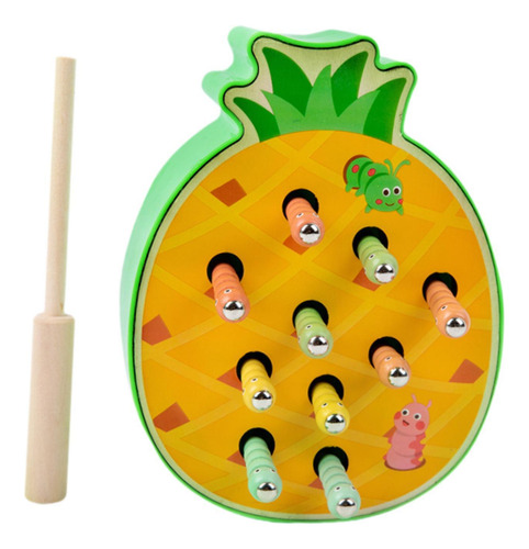 Juego De Atrapar Formas De Piña, Hermoso Juguete De