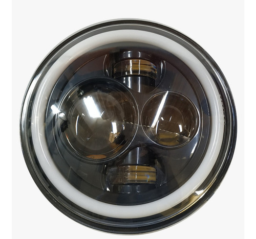 Faro Led Neblinero Redondo 7'' 50 W Auto Moto Camioneta Jeep