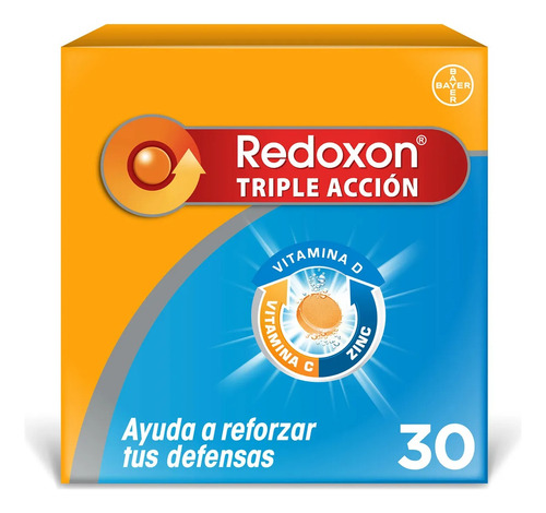 Bayer Redoxon Triple Acción 30 Comp Efervescentes Vitamina C