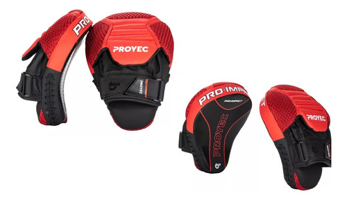 Guantes Foco Curvos X Par Manopla Box Focos Alto Impacto