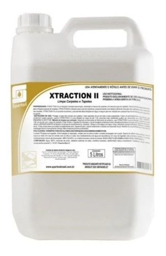 Detergente Para Carpetes E Estofados  5 Litros Xtraction Ii