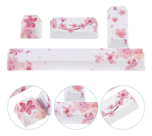 Pudding Keycaps Keyset Computer Keys Anime Kawaii Keyca