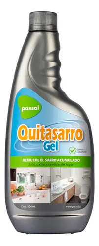 Quita Sarro Gel 500ml Passol