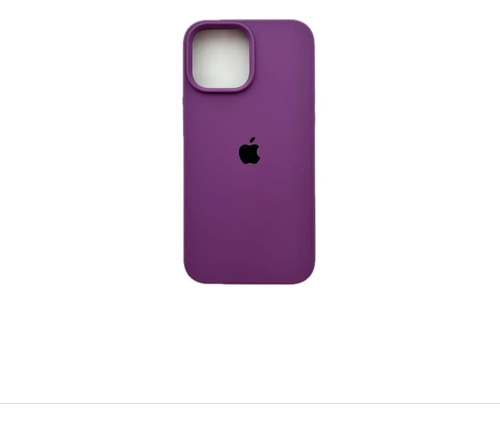 Funda Iphone 15 Pro Max Silicona +vidrio Templado De Regalo! Violeta Silicona