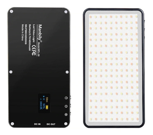 Manbily Mfl-06 Iluminação Dslr 180 Leds Tom Ajustável