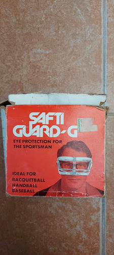 Antiguo Protector Ocular Baseball, Racquetball, Handball Etc (Usado)