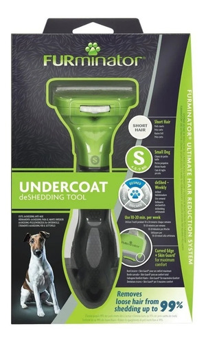 Imagem 2 de 6 de Escova Tira Pelo Furminator Cães Pelo Curto Porte Pequeno