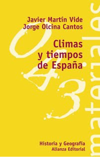 Tiempos Y Climas De España (el Libro Universitario - Materia