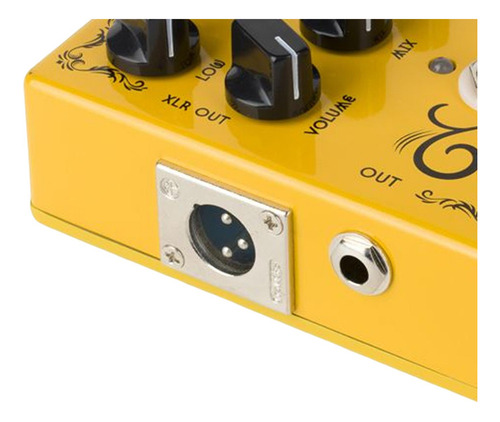 Pedal De Efeito De Guitarra Baixo Alumínio Shell Drive,