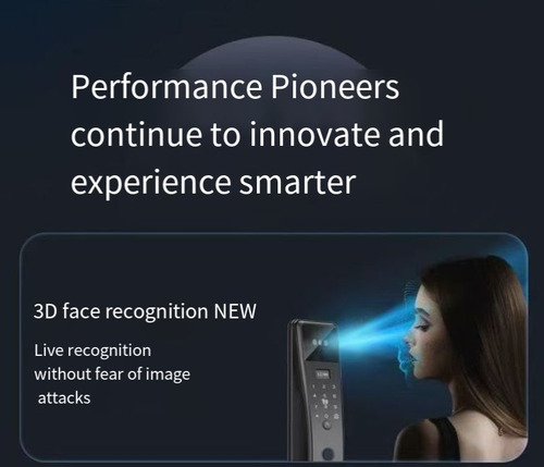 Cerradura De Puerta Inteligente Con Reconocimiento Facial 3d
