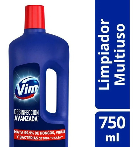 Limpiador Multiuso Desinfectante Mata Virus Bacteria X750 Ml