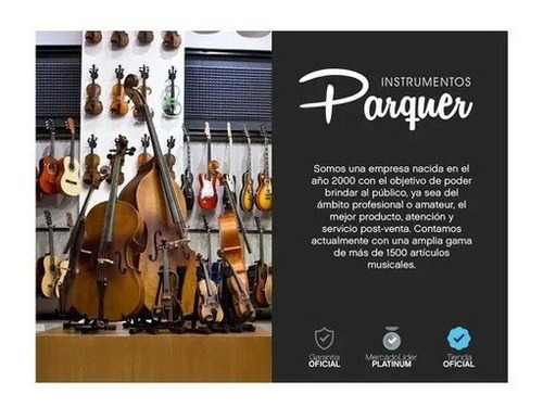 Imagen 2 de 7 de Microafinador Violín Segovia Negro Cuota