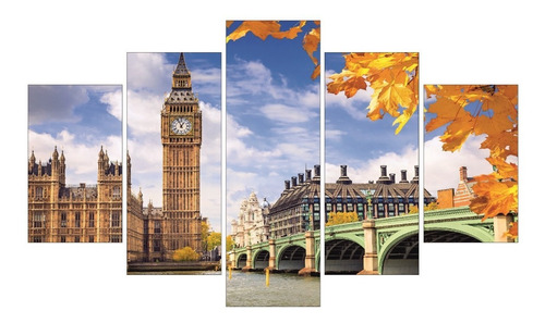 Cuadro Decorativo Big Ben Londres 125cmx70cm Moderno