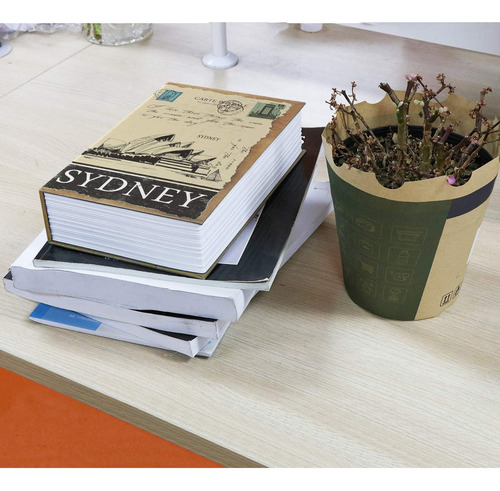 Caja Fuerte Para Libros Mediana Con Cerradura Combinación