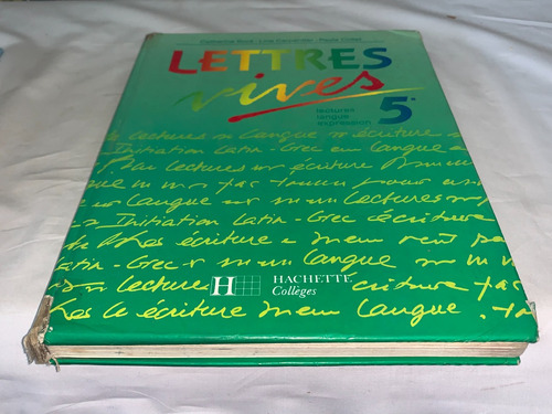 Lettres Vives 5 - Bore - Hachette